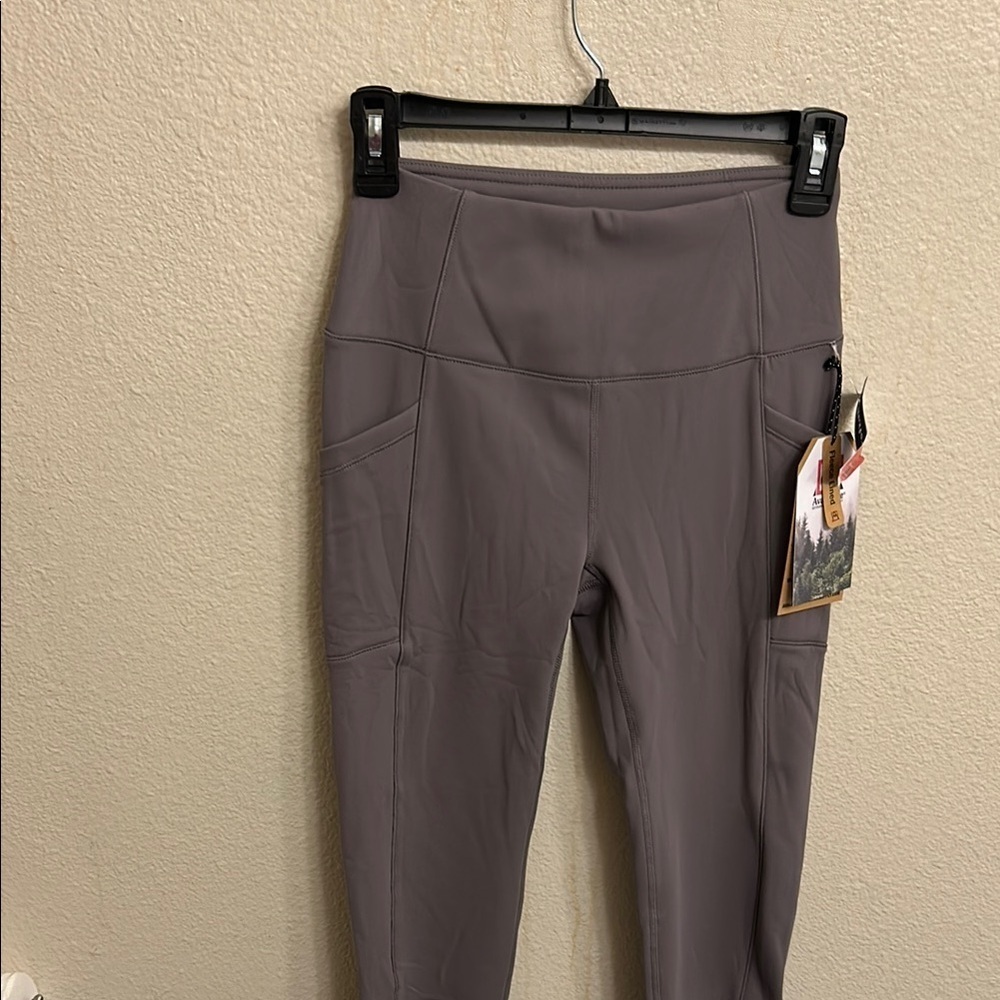 Avalanche High-Waisted Fleece Lined Purple Leggings Size Extra Small